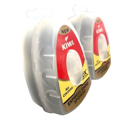 Kiwi Express Shine Sponge All Colours New 2X More Shine Pack Of 2 For Quick And - Picture 1 of 4